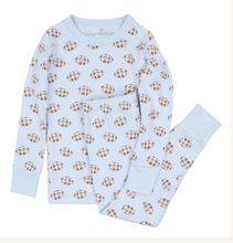 Load image into Gallery viewer, Tiny Tailgater Pajamas Blue