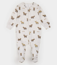 Load image into Gallery viewer, Highland Cow Sleeper Footie