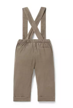 Load image into Gallery viewer, Camel Corduroy Suspender Pant