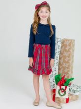 Load image into Gallery viewer, Tis The Season Plaid Ruffle Skirt