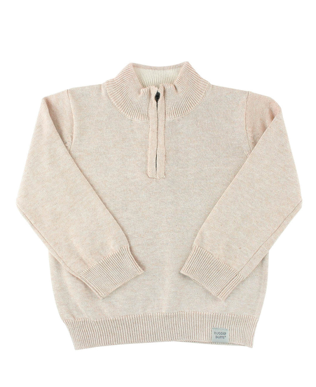 Oatmeal Zip Sweater