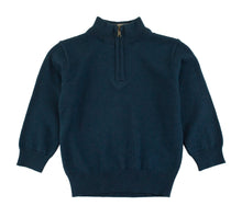 Load image into Gallery viewer, Navy Zip Sweater