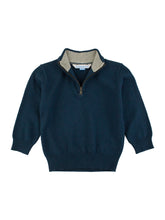 Load image into Gallery viewer, Navy Zip Sweater