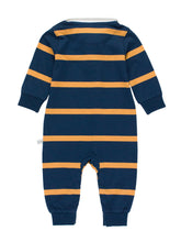 Load image into Gallery viewer, Navy / Honey Stripe Rugby Playsuit