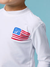 Load image into Gallery viewer, Flag Rash Guard