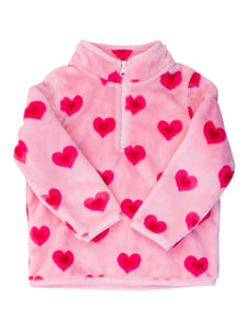 Heart Fleece Pullover