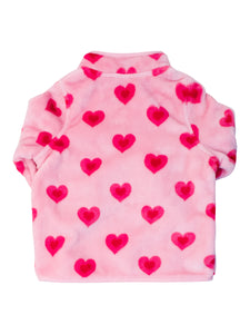 Heart Fleece Pullover