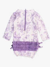 Load image into Gallery viewer, Butterfly Garden Toile Rash Swimsuit
