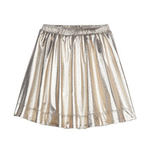 Load image into Gallery viewer, Gold Lame Skirt