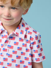 Load image into Gallery viewer, Freedom Flag Performance Polo