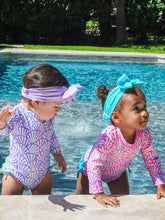 Load image into Gallery viewer, Pink Magical Mermaid Rash Swimsuit