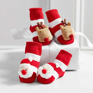 Santa Rattle Socks