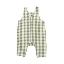 Load image into Gallery viewer, Green Plaid Overall