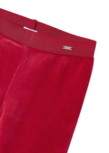 Load image into Gallery viewer, Red Velour Leggings