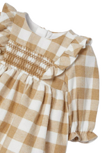 Load image into Gallery viewer, Caramel Smocked Dress