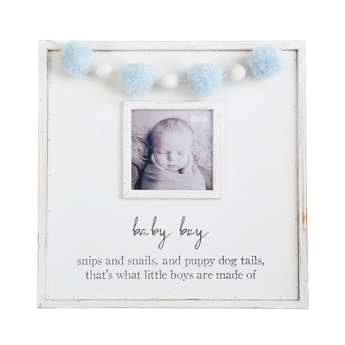 Baby Boy Garland Frame