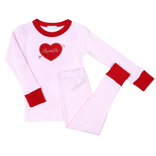 Loveable Applique Pajamas