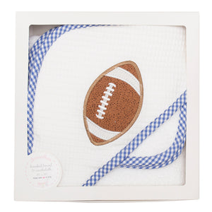 Football Hooded Towel & Washcloth