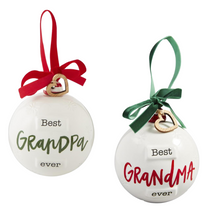 Load image into Gallery viewer, Best Grandma/ Grandpa Ornament