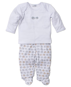 Humble Hedgehogs Footed Pant Set