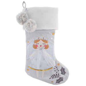 Angel Embroidered Stocking