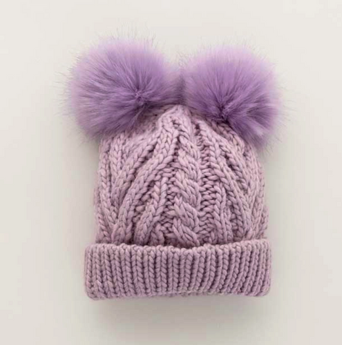 Lilac Fluffer Beanie