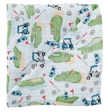 Load image into Gallery viewer, Golf Muslin Swaddle