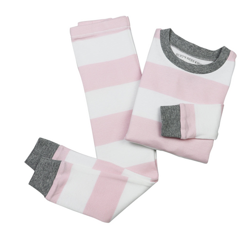 Pink Rugby Stripe PJ