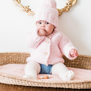 Blush Pom Pom Hat